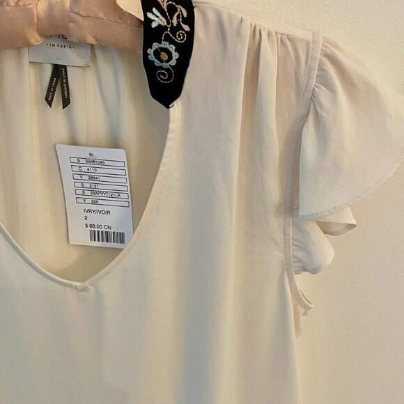 Embroidered Ivory Shirt by HD in Paris - Picture 2 of 7